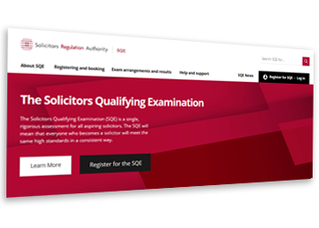 SQE website landing page image