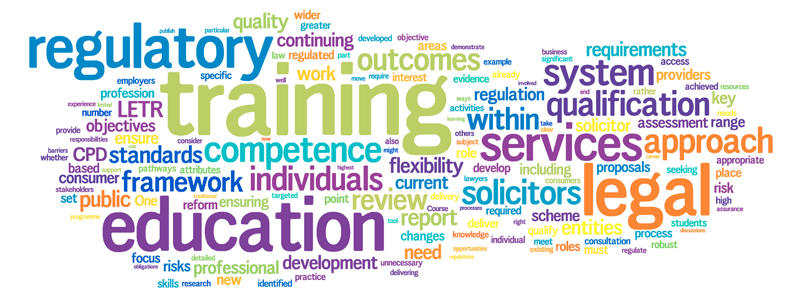 This is an image of a word cloud generated from the T4T policy statement